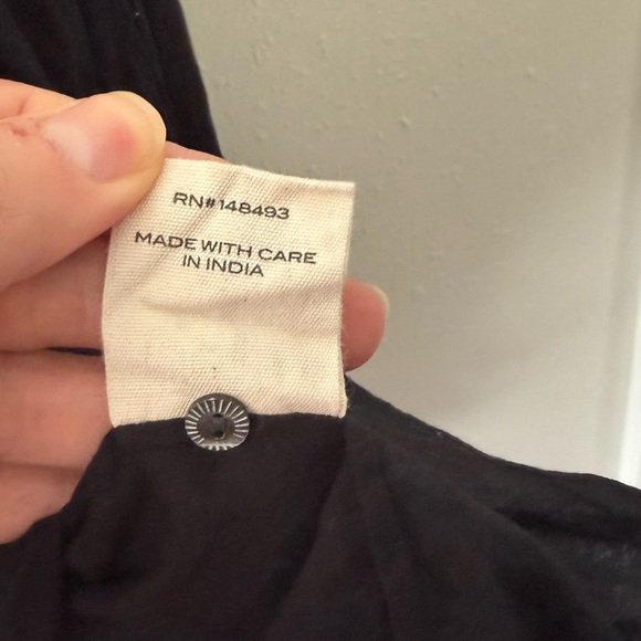 Doen Black Ruffled Blouse - Picture 4 of 12